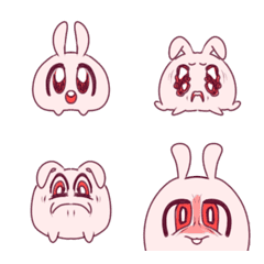 [LINE絵文字] Bunny Pinkyの画像