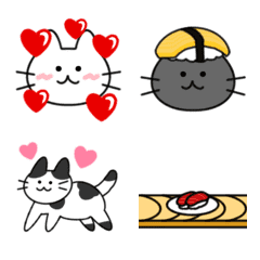 [LINE絵文字] おキャッツフェイス(ねこ)〜THE MOVIE〜の画像