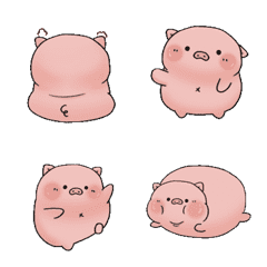 [LINE絵文字] piggy animated emijiの画像