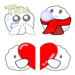 [LINE絵文字] Snowball Daily Emotion Tag 2 ( Santa )の画像