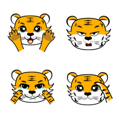 [LINE絵文字] Lojun Painting Tigerの画像