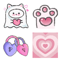 [LINE絵文字] Meow meow emoji cuteの画像