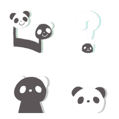 [LINE絵文字] 【動く！】ぱんだ ！ パンダ ！！ Panda ！！！の画像