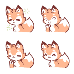 [LINE絵文字] Roku the cute little fox！の画像