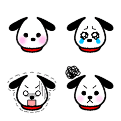 [LINE絵文字] 犬のひじき～絵文字の画像