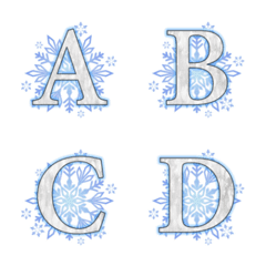 [LINE絵文字] winter snow emojiの画像