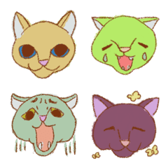 [LINE絵文字] Various Japanese catsの画像