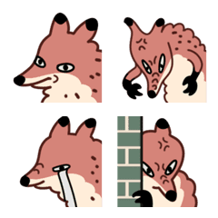 [LINE絵文字] the ill-tempered foxの画像