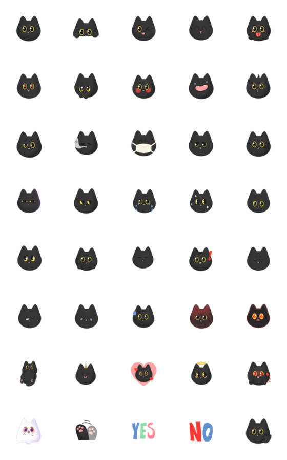 [LINE絵文字]Maomao the catの画像一覧