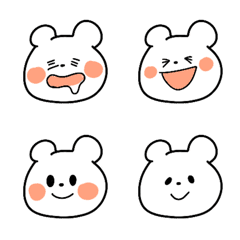 [LINE絵文字] shirokumakumaの画像