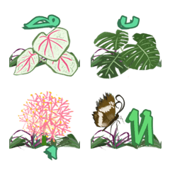 [LINE絵文字] Lucky plants Thai 02 - Happy World Kitsの画像