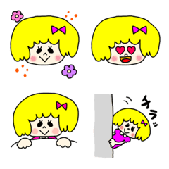 [LINE絵文字] パンナちゃん絵文字の画像