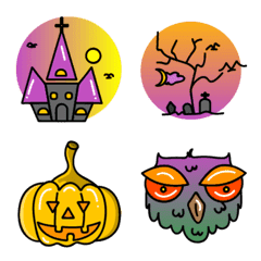 [LINE絵文字] Halloween things Emojiの画像