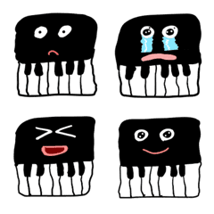 [LINE絵文字] piano new emoji！の画像