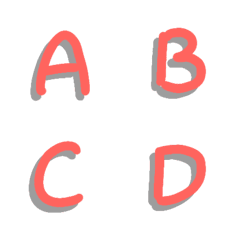 [LINE絵文字] English Words ABC145の画像