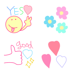 [LINE絵文字] 【マスト絵文字♡♡】の画像