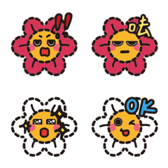 [LINE絵文字] Fried Egg Flowerの画像