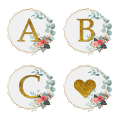 [LINE絵文字] flower frame emoji2の画像