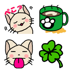 [LINE絵文字] 花さんちの猫さんの画像