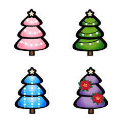 [LINE絵文字] クリスマスツリーはとても美しいです！の画像