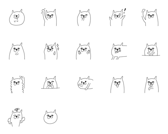 [LINE絵文字]犬でもなくて猫でもないの画像一覧