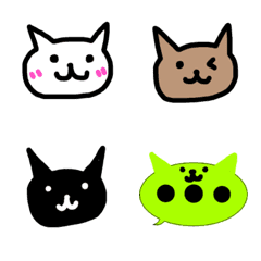 [LINE絵文字] 気ままスタンプ2  絵文字 猫の画像