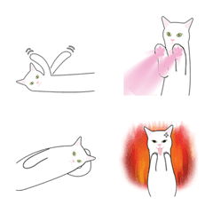 [LINE絵文字] Chic cat, TOFUの画像