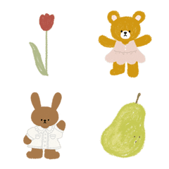 [LINE絵文字] tulip_bear2の画像