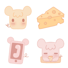 [LINE絵文字] Milkcheese Emojiの画像