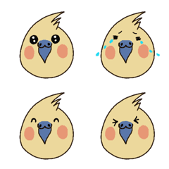 [LINE絵文字] オカメインコのトノちゃんの画像