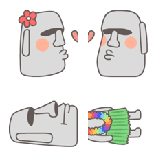 [LINE絵文字] Moai-Pの画像