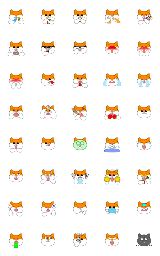 [LINE絵文字]Lulu si Catto - solo emojiの画像一覧