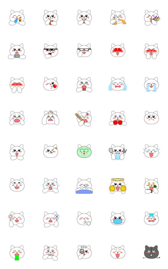 [LINE絵文字]Lala si Catto - solo emojiの画像一覧