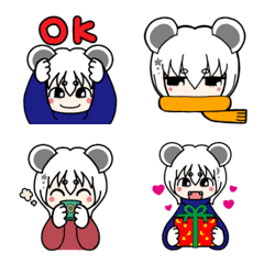 [LINE絵文字] Kuma Kuma ぶらざーずの画像