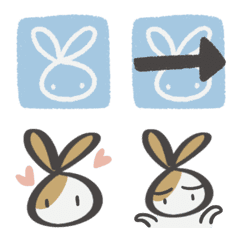 [LINE絵文字] Bullet journal with a rabbitの画像