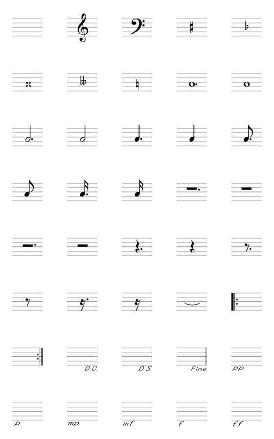 [LINE絵文字]音楽を楽しもう♥の画像一覧