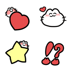 [LINE絵文字] ねこのいろいろ絵文字の画像