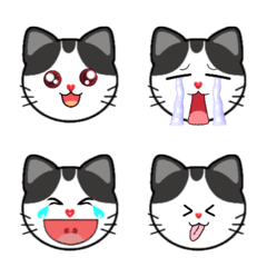 [LINE絵文字] CAT CAT Emoji (Cat 5)の画像