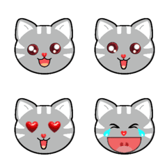 [LINE絵文字] CAT CAT Emoji (Cat 7)の画像