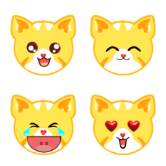 [LINE絵文字] CAT CAT Emoji (Cat 9)の画像