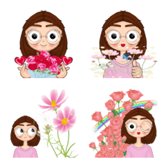 [LINE絵文字] Flower Language  Emojiの画像