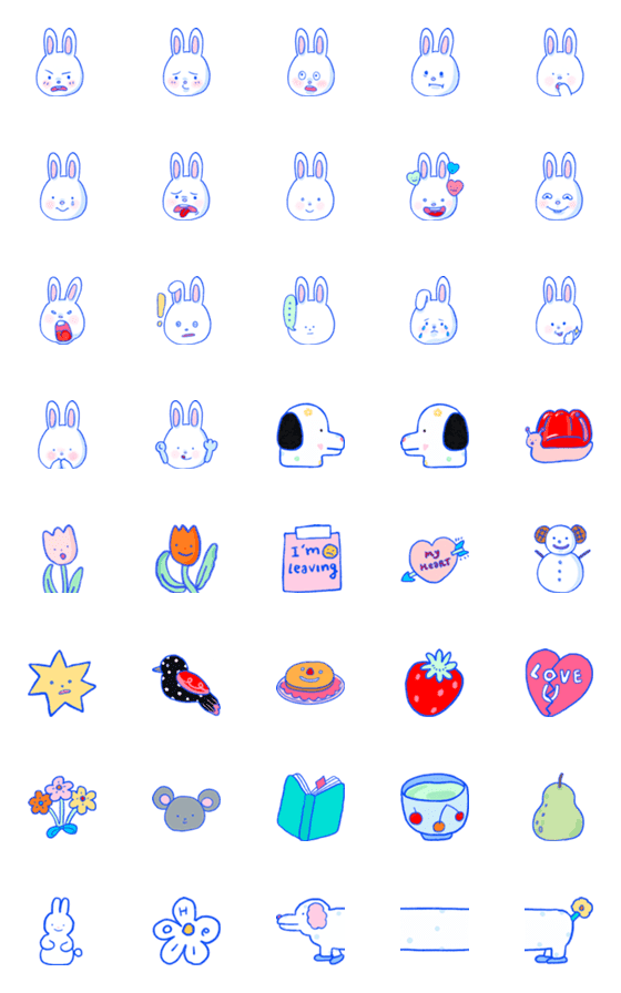 [LINE絵文字]sprinkle and friends emojiの画像一覧