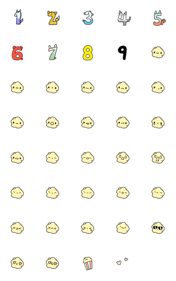 [LINE絵文字]popcorn useの画像一覧