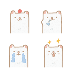 [LINE絵文字] Snowi emoji 1の画像