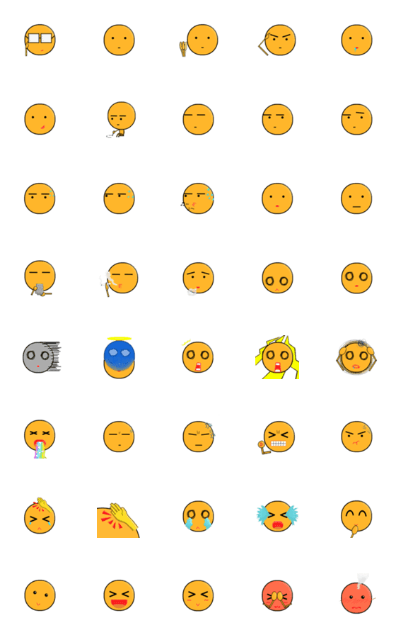 [LINE絵文字]Homebody Emoji: Daily and Simpleの画像一覧