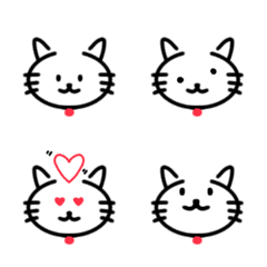 [LINE絵文字] 猫のまちこの画像