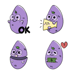 [LINE絵文字] Purple Potatoの画像