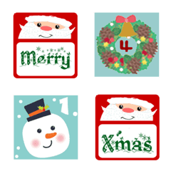 [LINE絵文字] Christmas Advent Calendarの画像