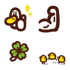 [LINE絵文字] The Annoying Duck - Let's text！の画像