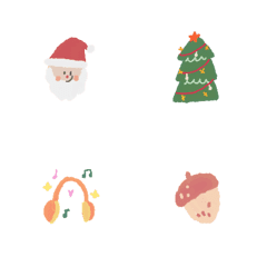 [LINE絵文字] Merry Christmas and Happy New Year Emojiの画像